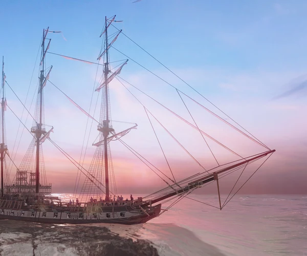Promotional artwork for World of Sea Battle